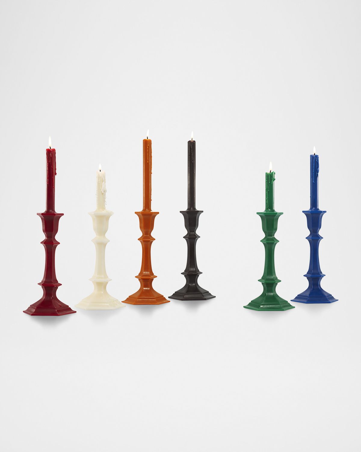 Baccarat Harcourt Candlestick Candle, Orange