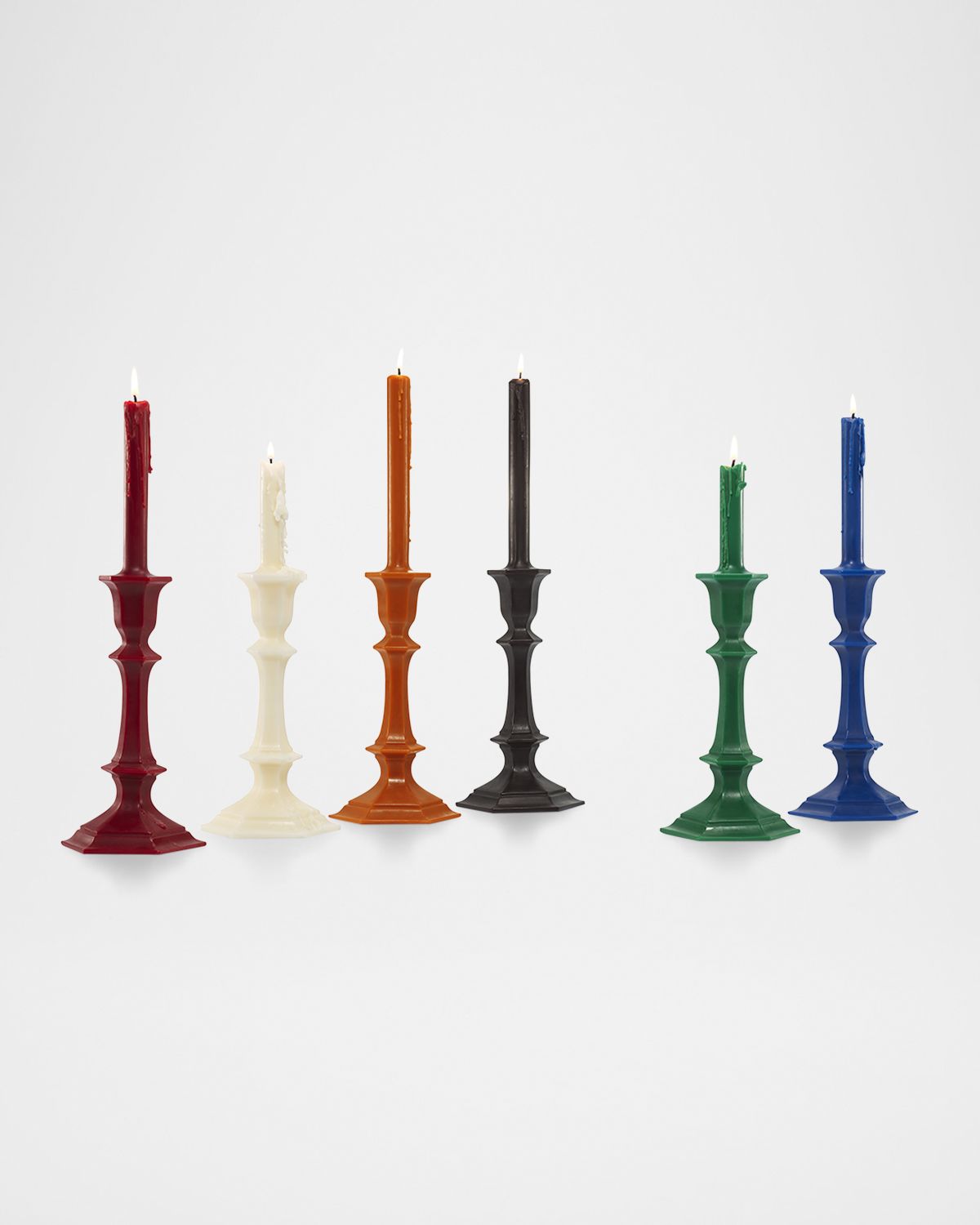 Baccarat Harcourt Candlestick Candle, Blue