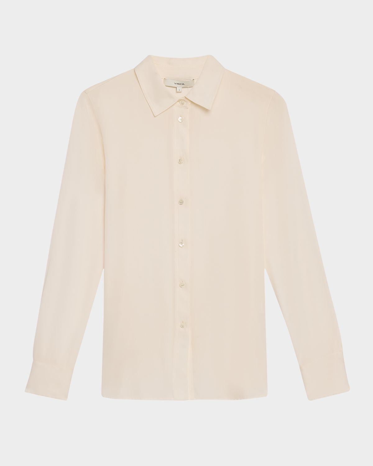 Vince Classic Button-Front Blouse