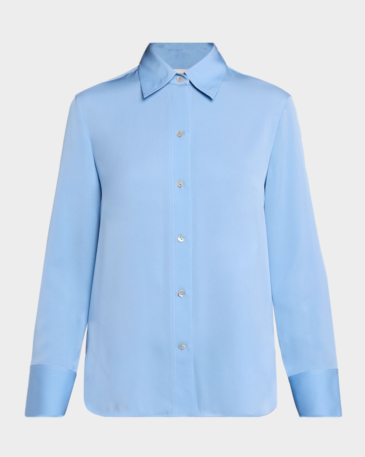 Vince Classic Button-Front Blouse
