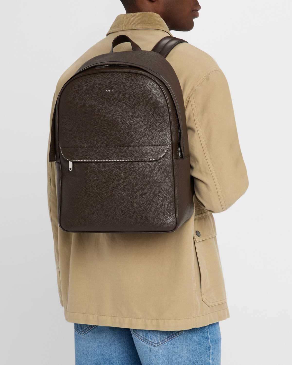 Bally Men 's Oeden Leather Backpack