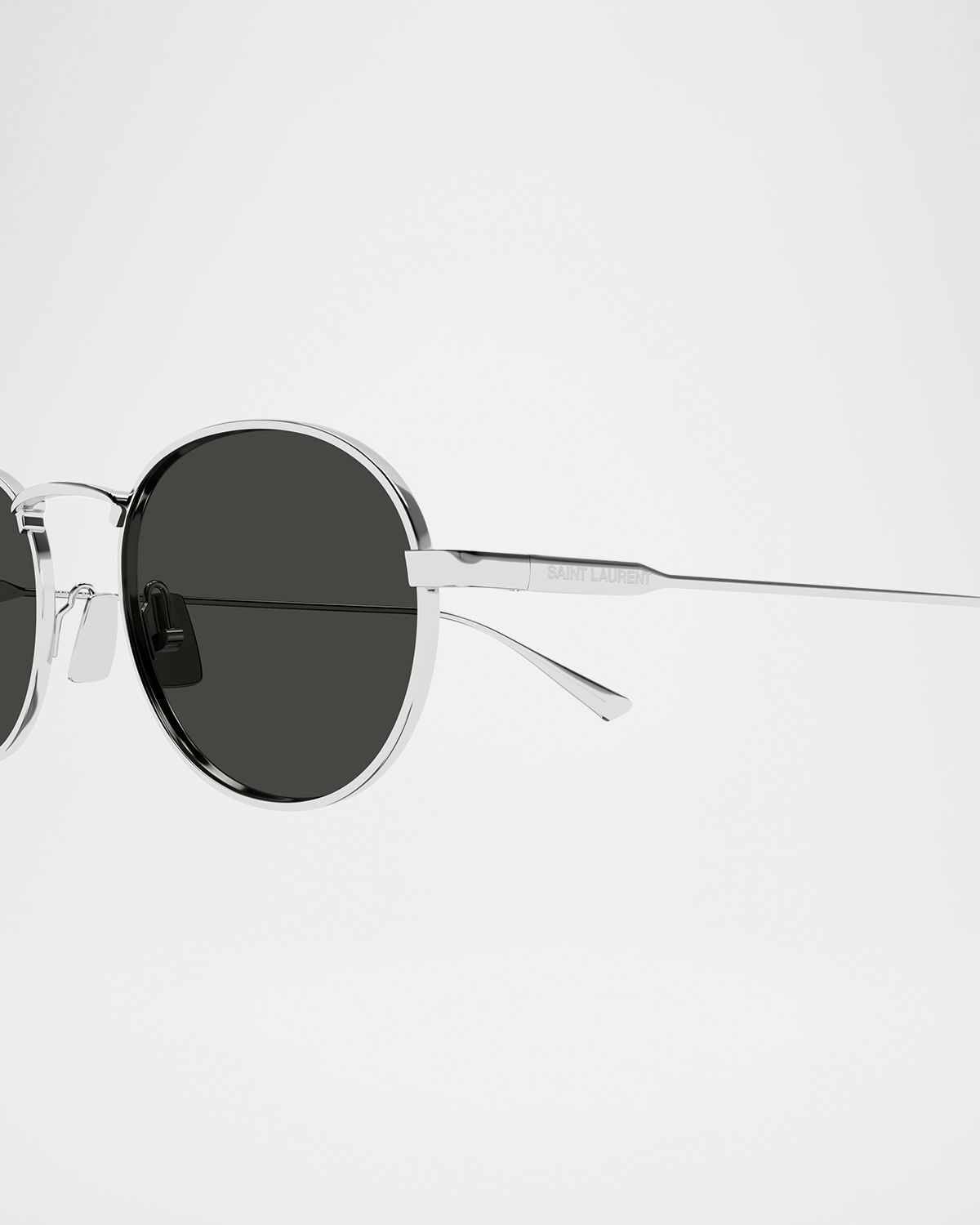 Saint Laurent Round Metal Sunglasses