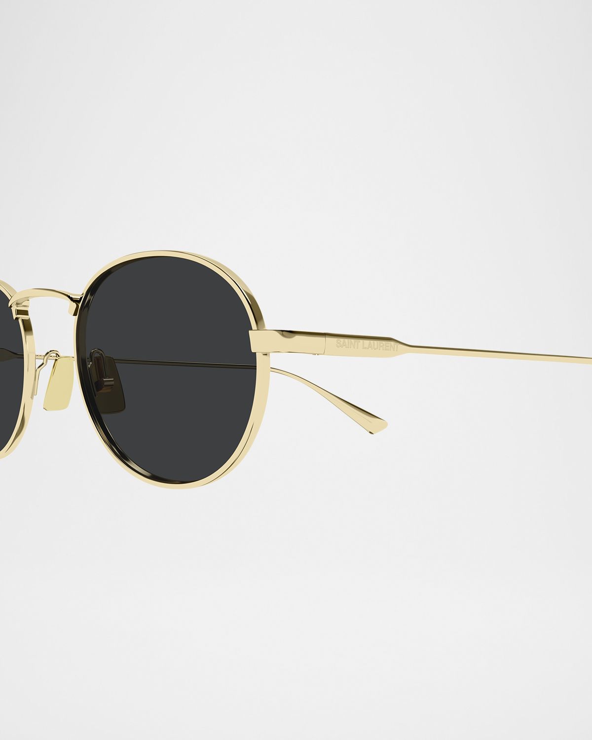 Saint Laurent Round Metal Sunglasses