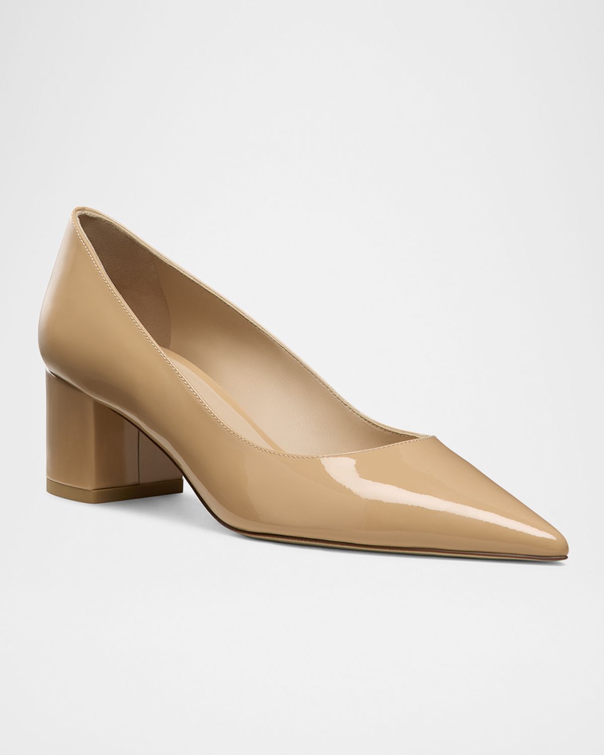Stuart Weitzman Stuart Power Block-Heel Pumps