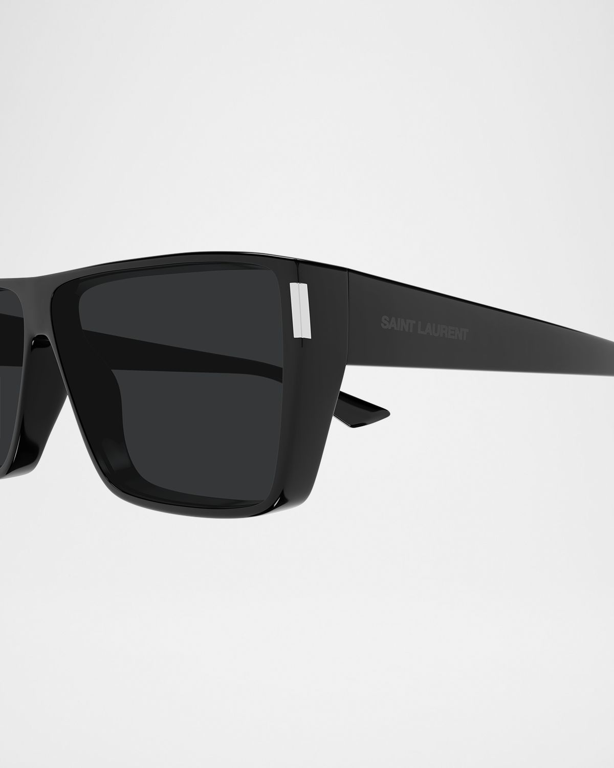 Saint Laurent Men 's SL 757M Acetate Rectangle Sunglasses