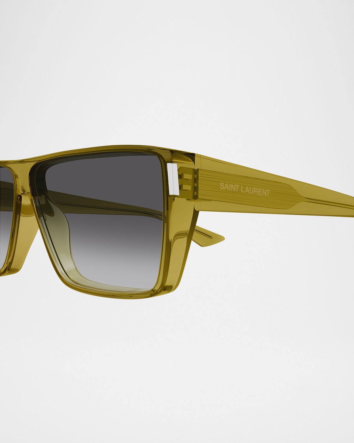 Saint Laurent Men 's SL 757M Acetate Rectangle Sunglasses