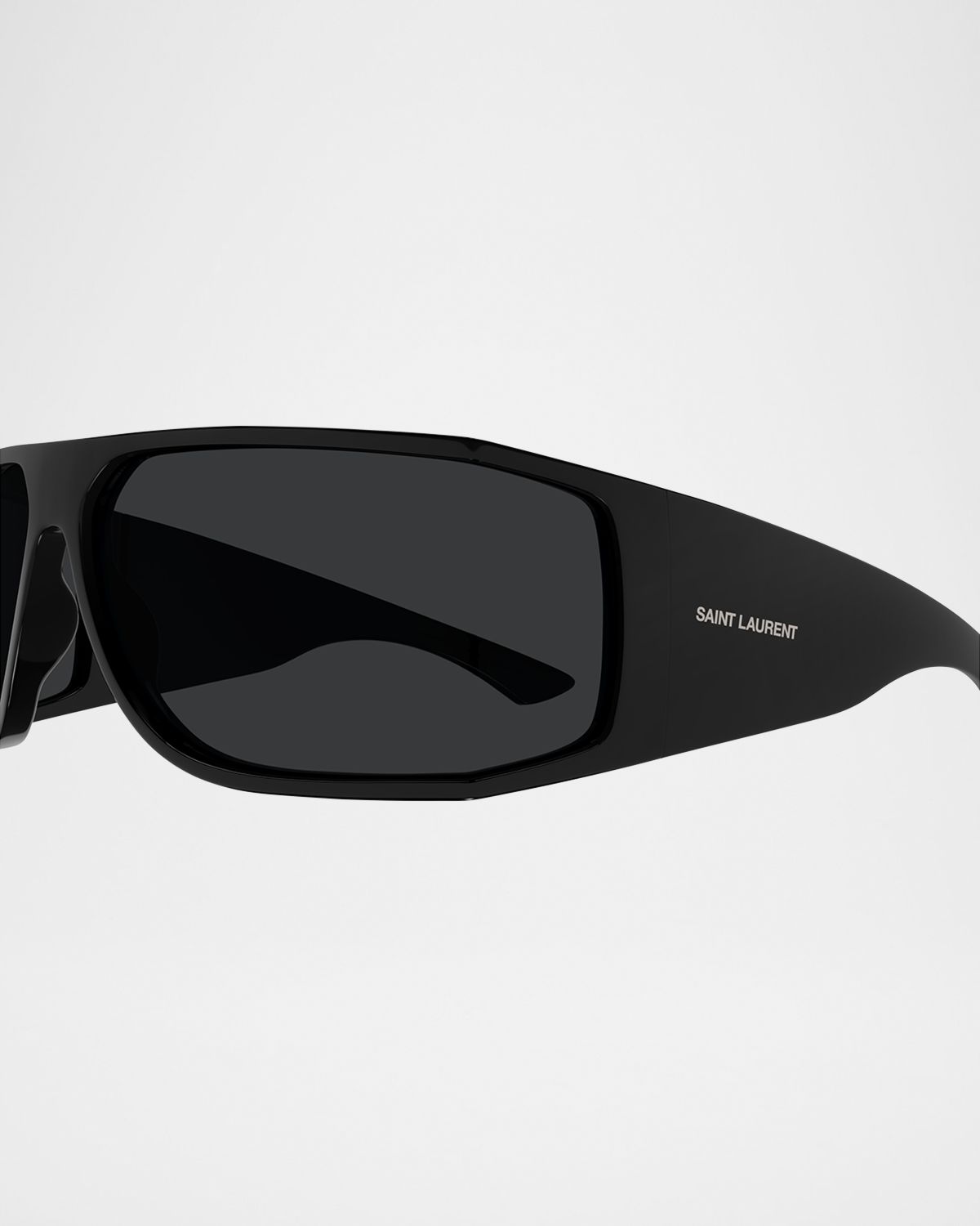 Saint Laurent Men 's SL 806M Plastic Rectangle Sunglasses