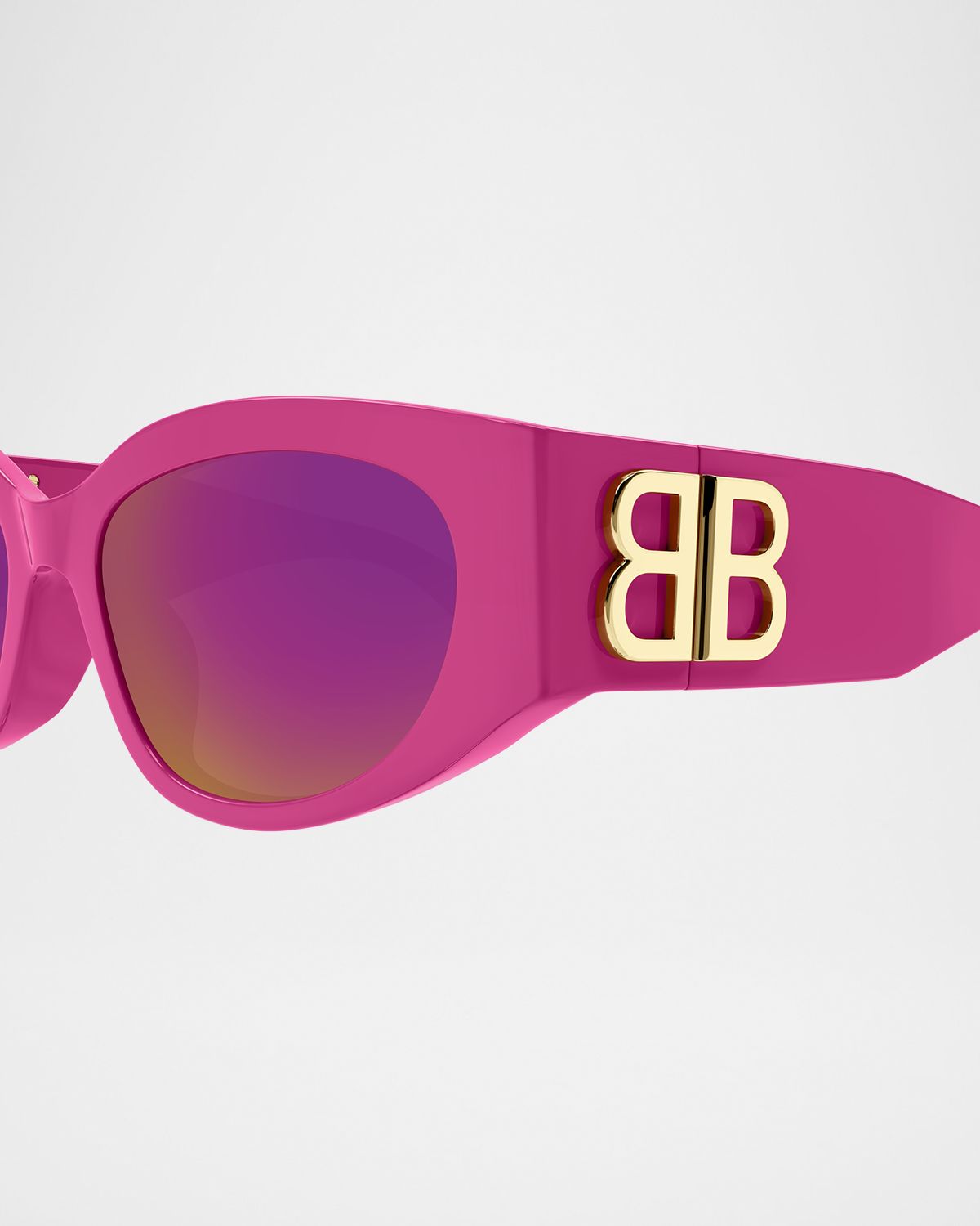 Balenciaga Round Acetate Sunglasses