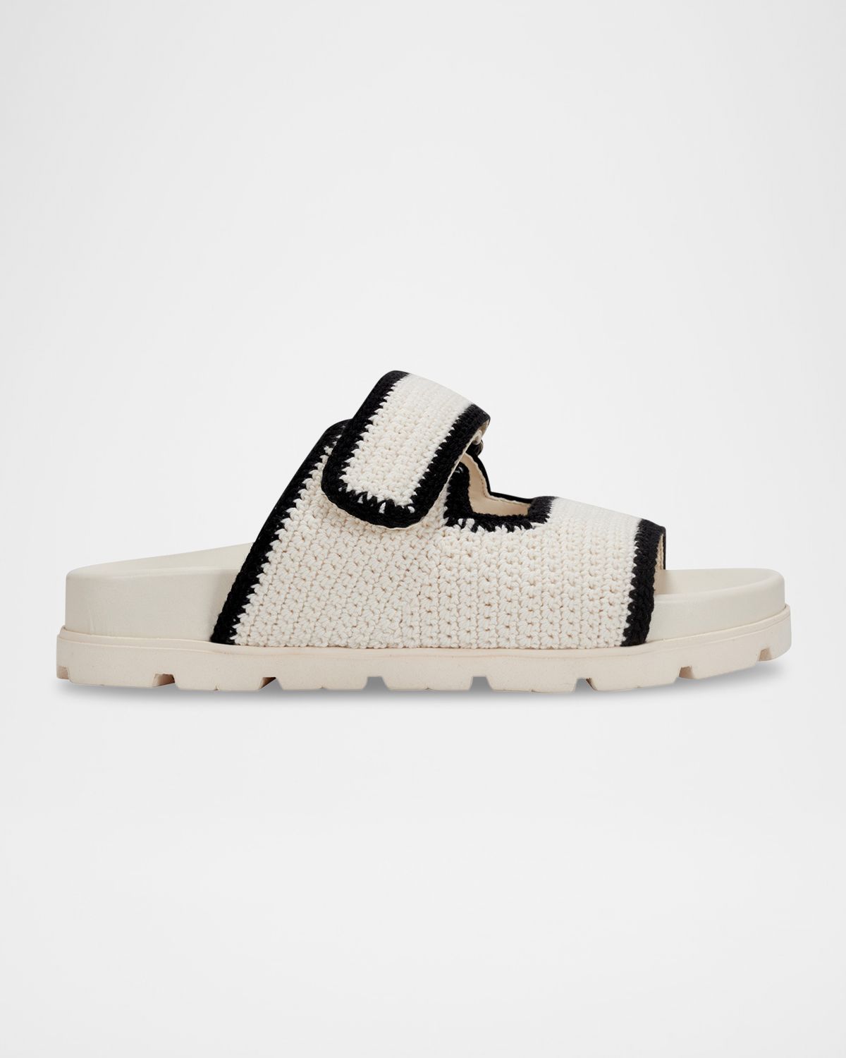 Marc Fisher LTD Brinley Crochet Grip Sporty Slide Sandals