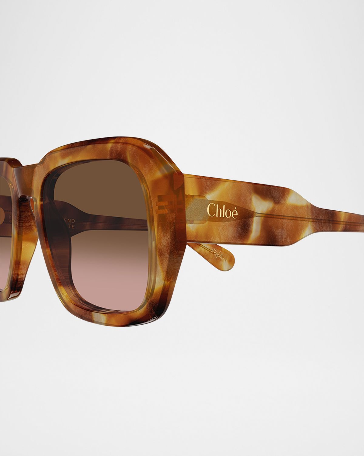 Chloe Round Acetate Sunglasses