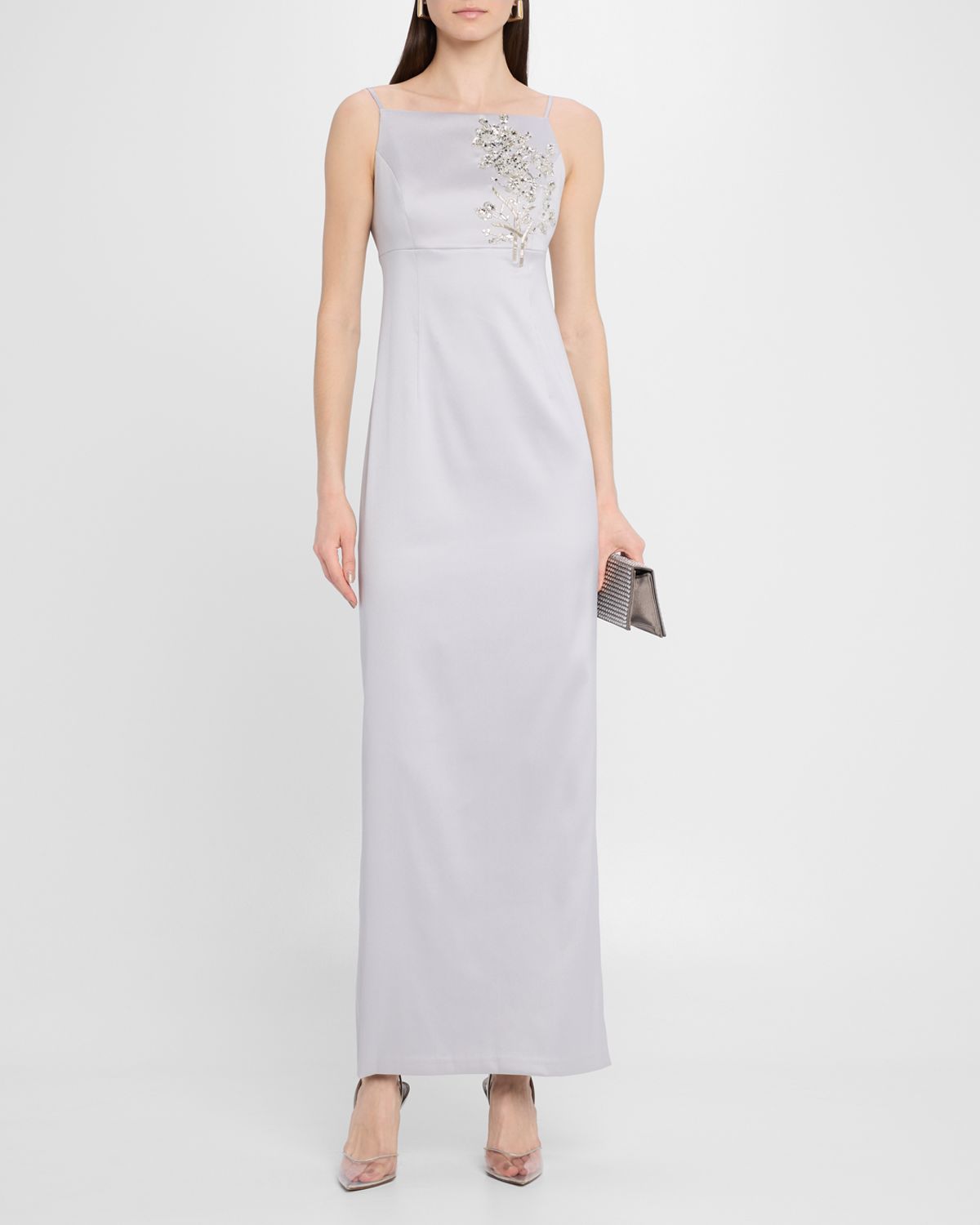 Sachin & Babi Pryce Embellished Mikado Column Gown