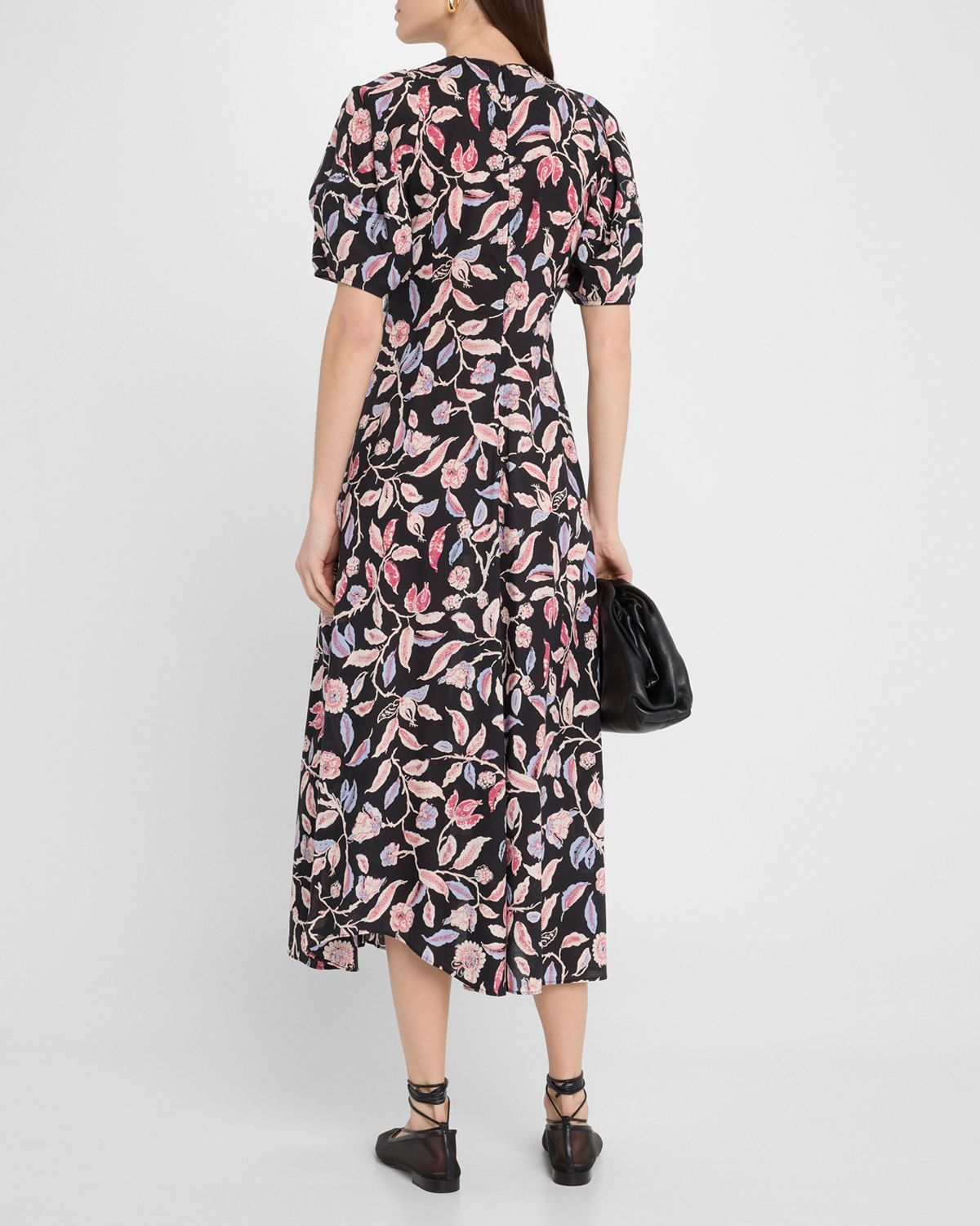 Apiece Apart Bettina Floral-Print Cotton Poplin Maxi Dress | Thumbnail 3