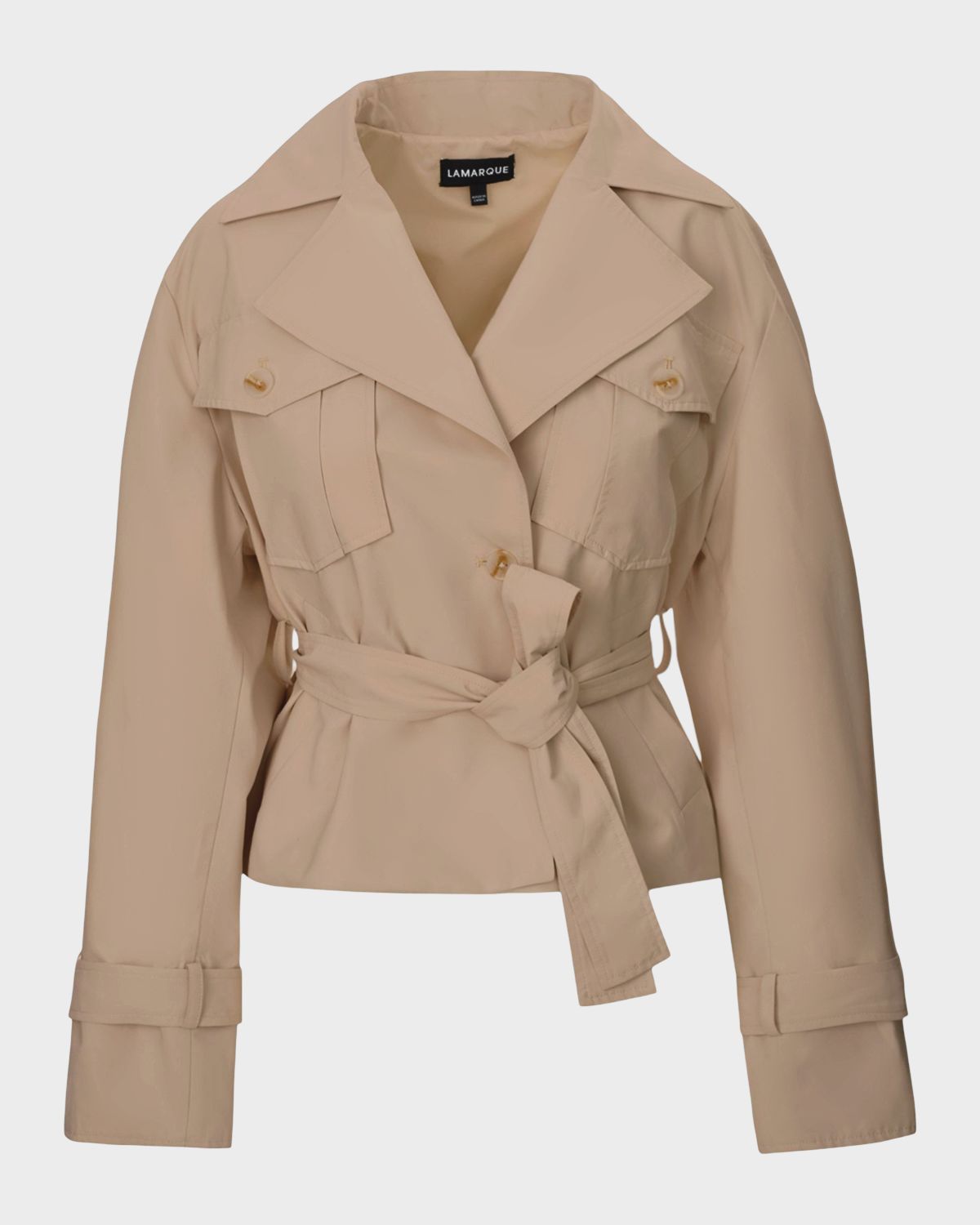 LaMarque Quinn Cropped Trench Jacket