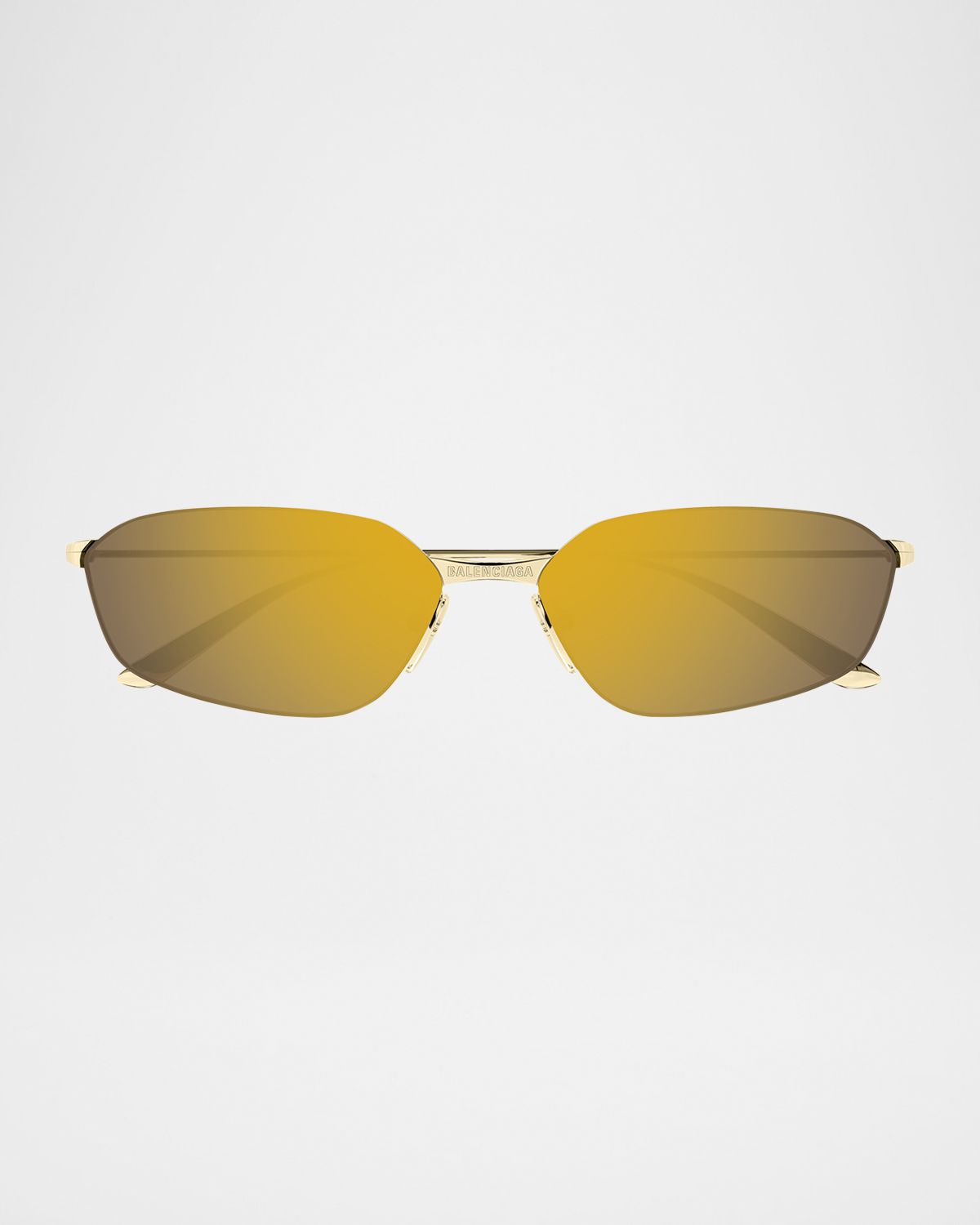 Balenciaga Metal Square Sunglasses