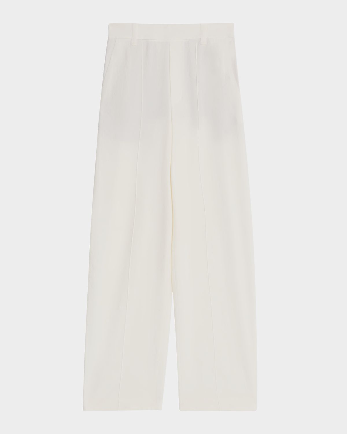 Vince Joan High-Rise Pull-On Linen Pants