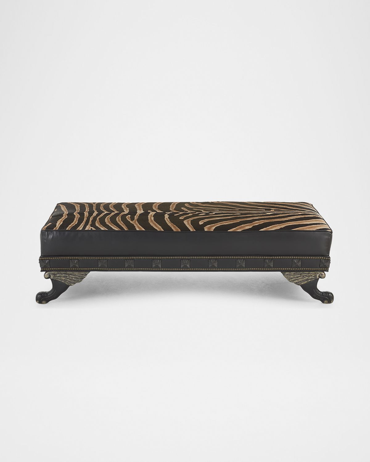 Old Hickory Tannery Zara Hair on Hide Ottoman | Thumbnail 6 Old Hickory Tannery Zara Hair on Hide Ottoman | Thumbnail 6