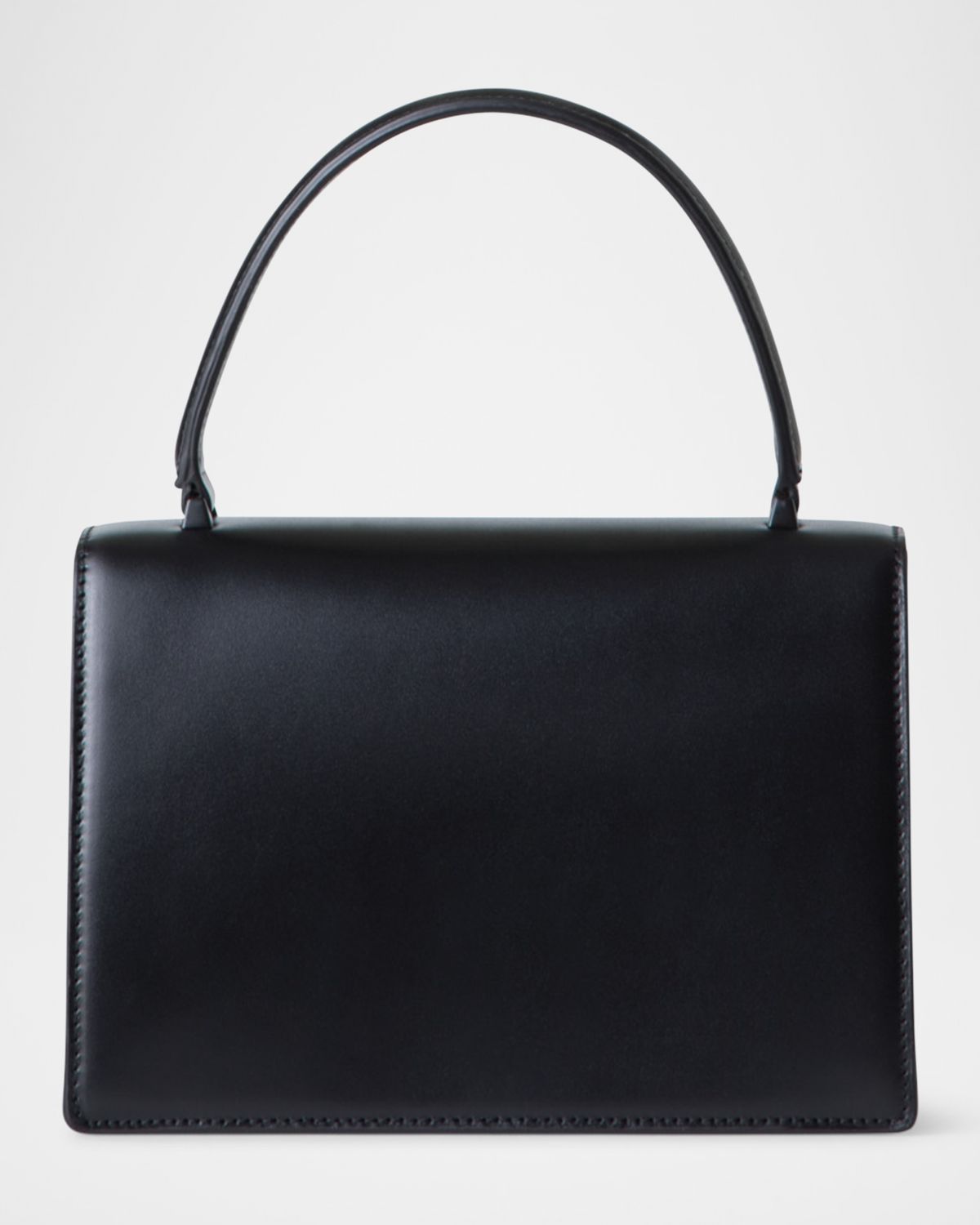 Akris Alice Small Leather Top-Handle Bag