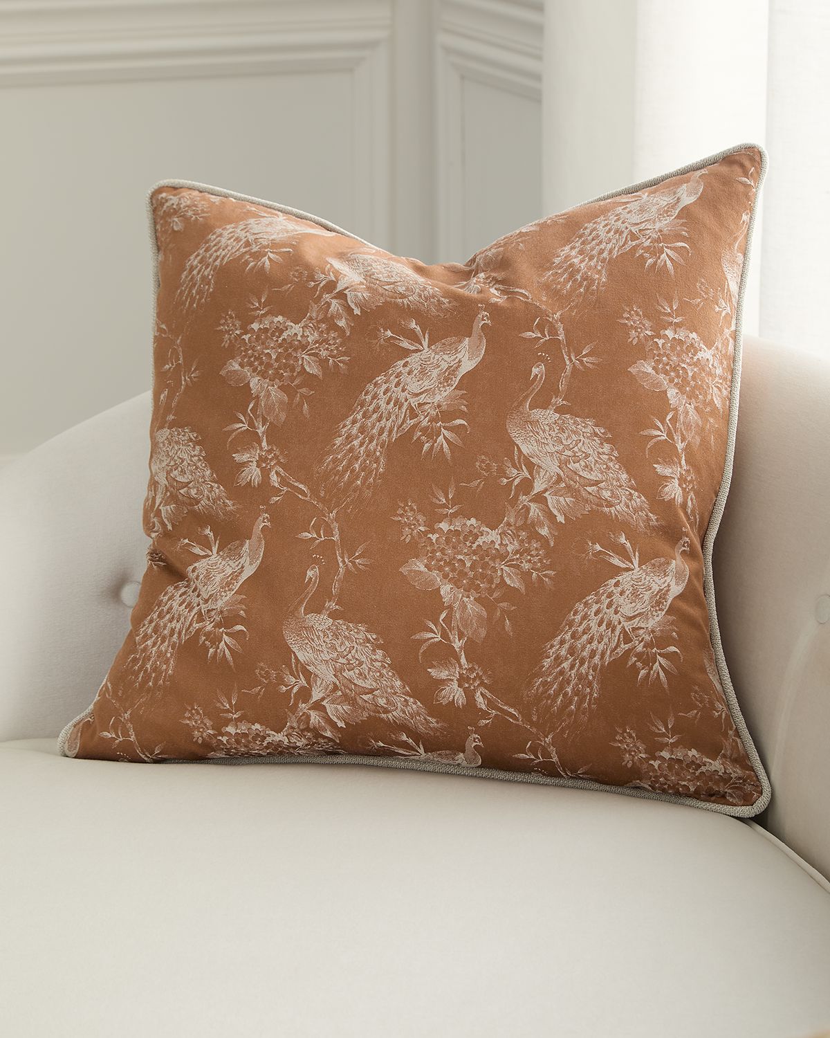 D.V. KAP Home Rococo Decorative Pillow, 24" Square