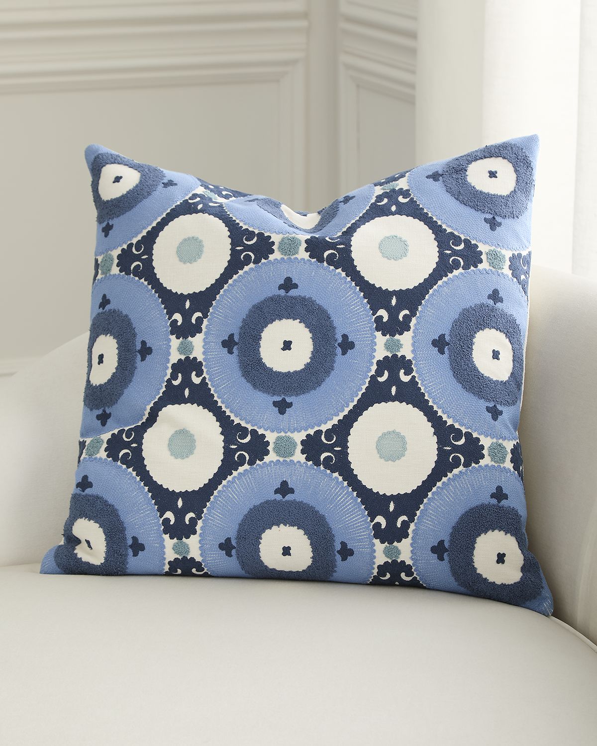 D.V. KAP Home Kasbah Embroidered Decorative Pillow, 24" Square | Thumbnail 4 D.V. KAP Home Kasbah Embroidered Decorative Pillow, 24" Square | Thumbnail 4