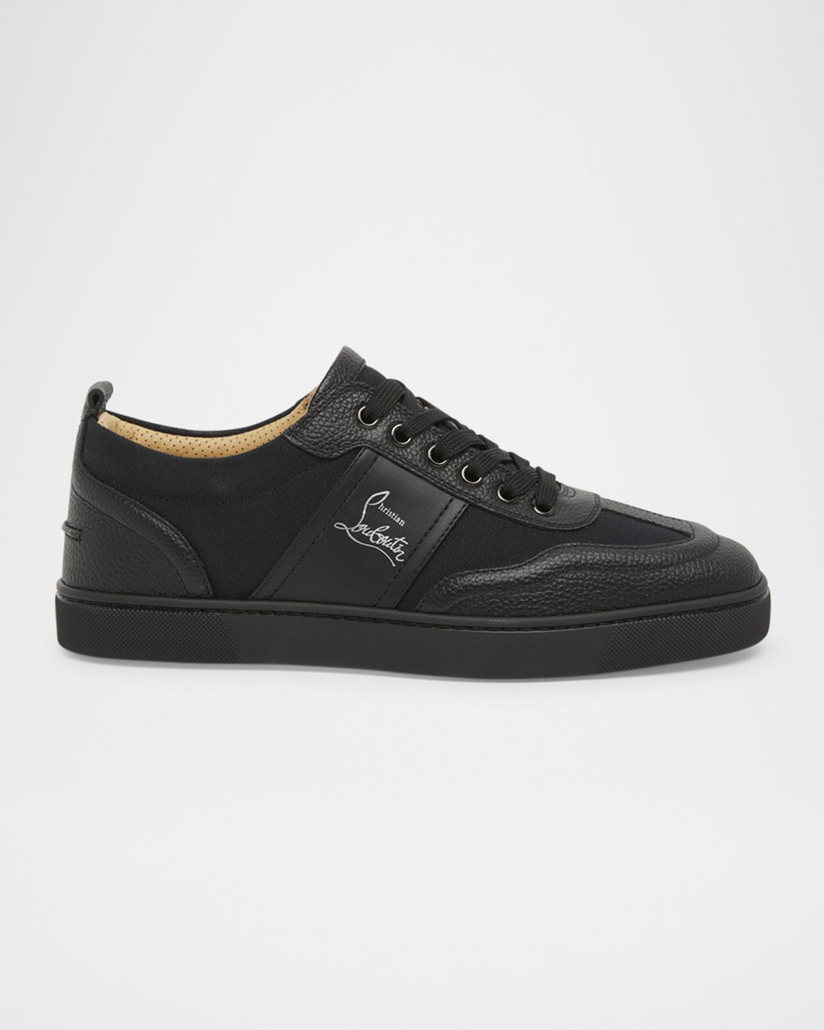 Christian Louboutin Men 's Retero Canvas and Leather Low-Top Sneakers | Thumbnail 5 Christian Louboutin Men 's Retero Canvas and Leather Low-Top Sneakers | Thumbnail 5