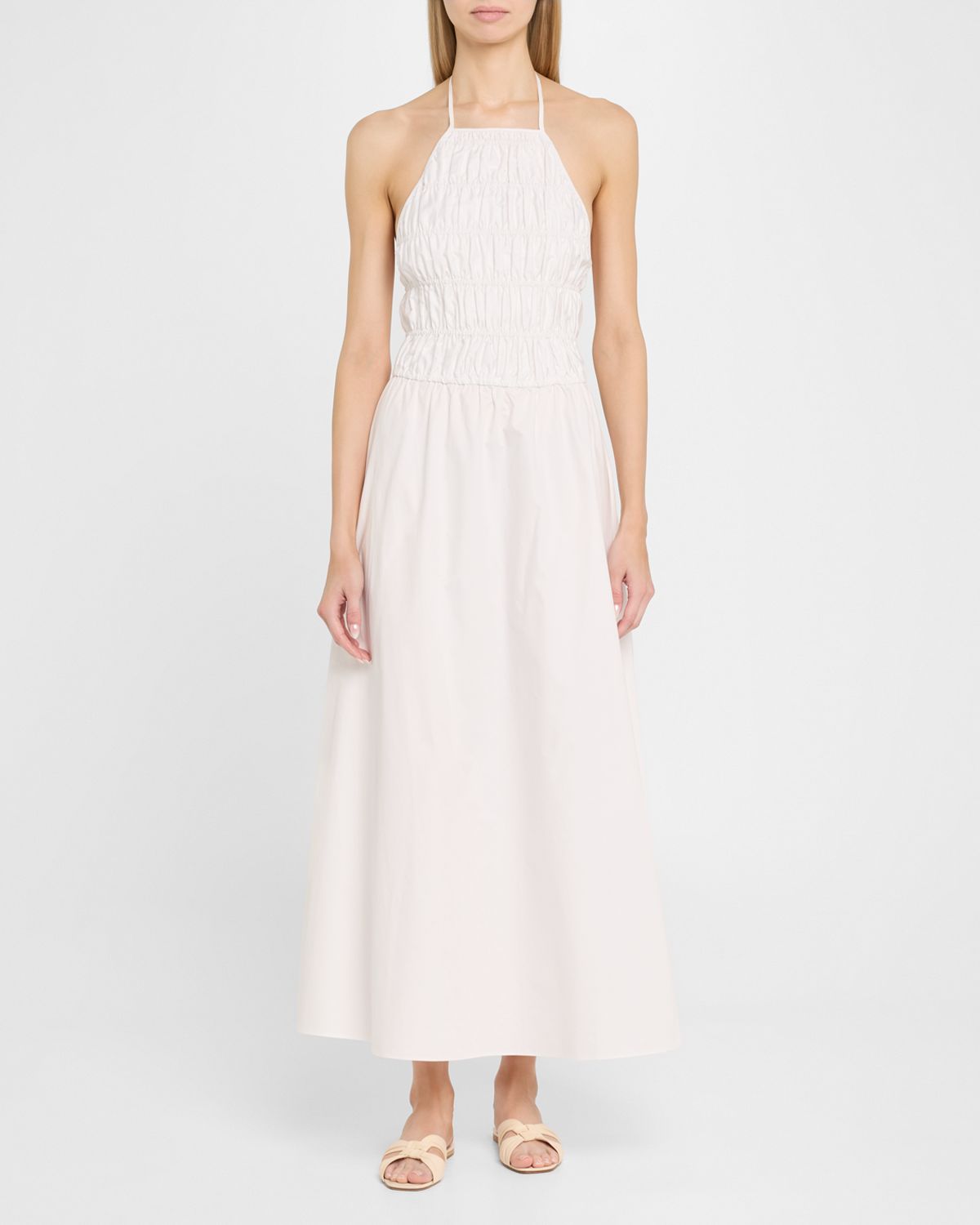 Solid and Striped The Meira Halter Midi Dress