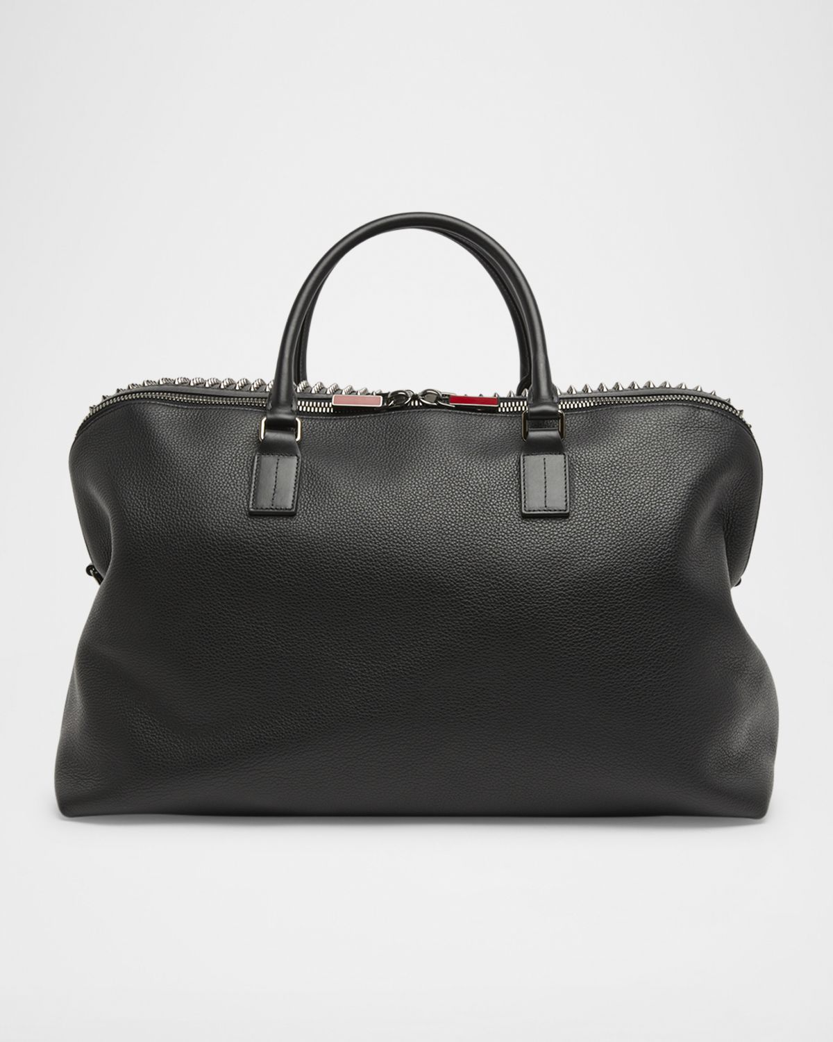 Christian Louboutin Men 's Funky Leather Empire Spikes Weekender Bag | Thumbnail 5 Christian Louboutin Men 's Funky Leather Empire Spikes Weekender Bag | Thumbnail 5