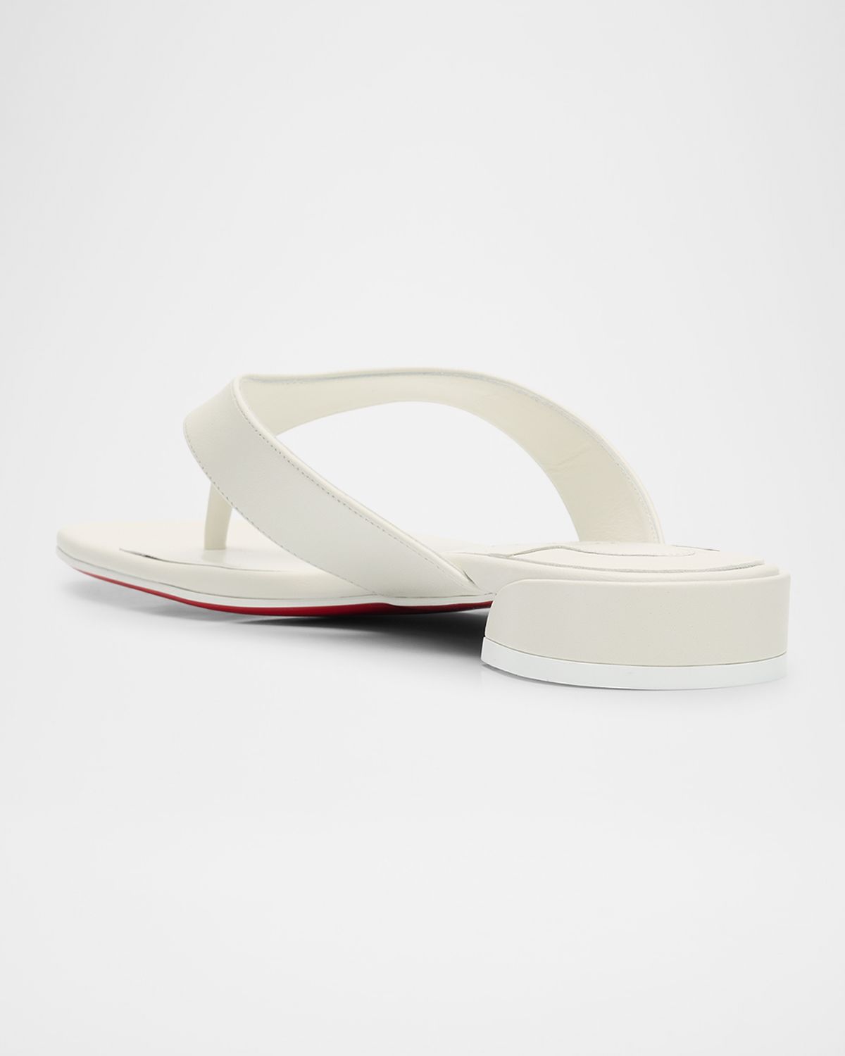 Christian Louboutin Sweet Janetonga Leather Thong Sandals