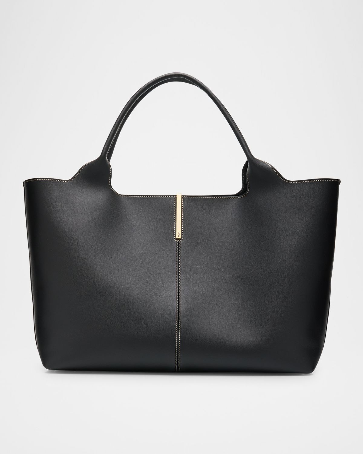 Tod 's Medium Leather Tote Shopping Bag | Thumbnail 7