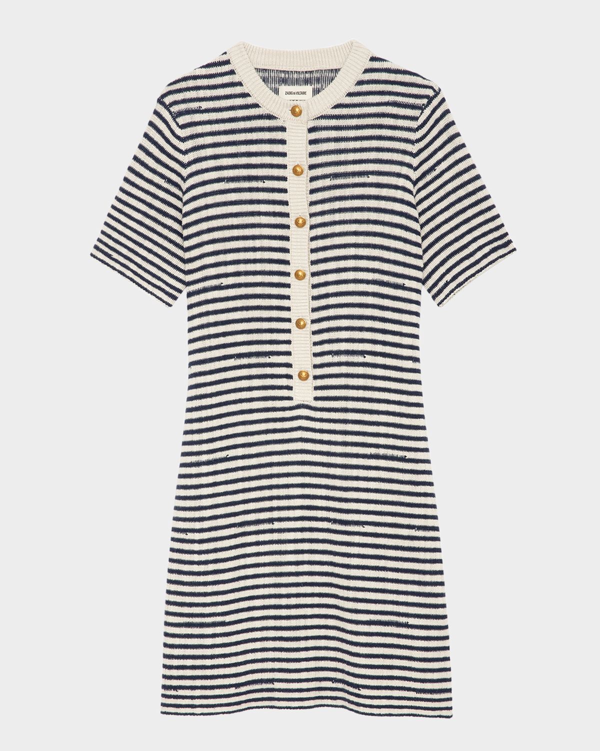 Zadig & Voltaire Tahoe Striped Mini Dress