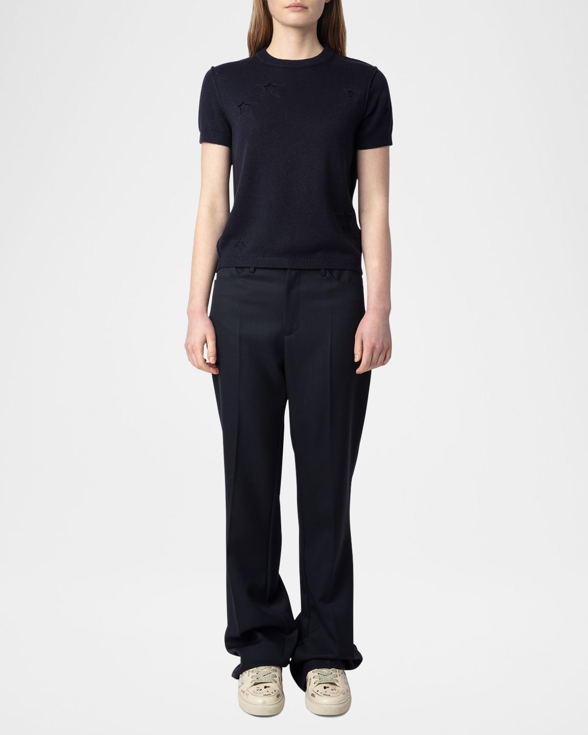 Zadig & Voltaire Bully Seco Stars Short-Sleeve Sweater | Thumbnail 5 Zadig & Voltaire Bully Seco Stars Short-Sleeve Sweater | Thumbnail 5
