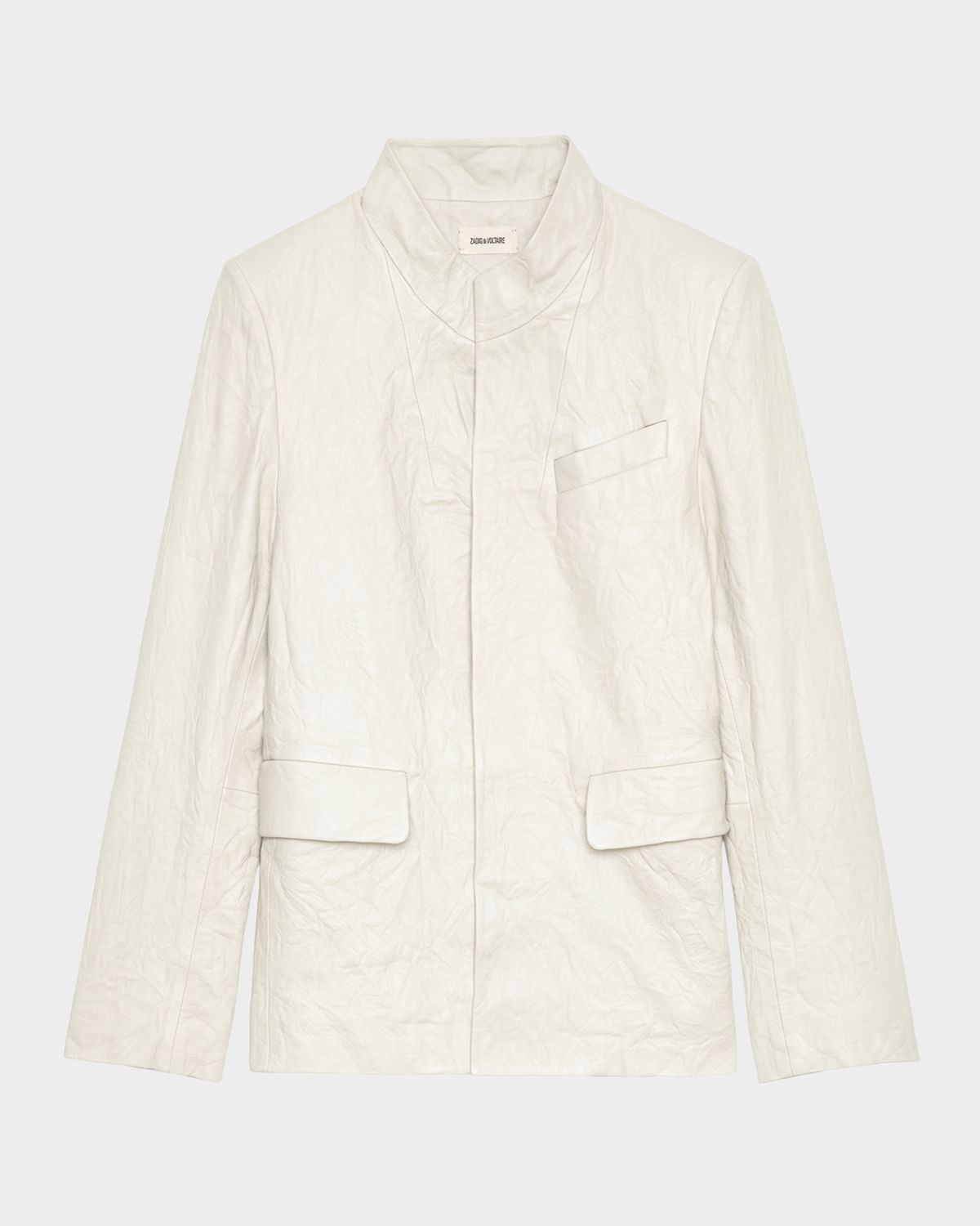 Zadig & Voltaire Veryn Crinkled Leather Jacket