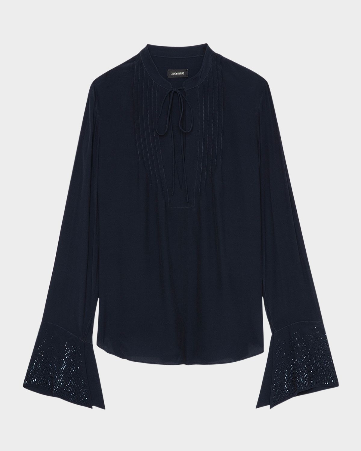 Zadig & Voltaire Taika Embellished Cuff Blouse