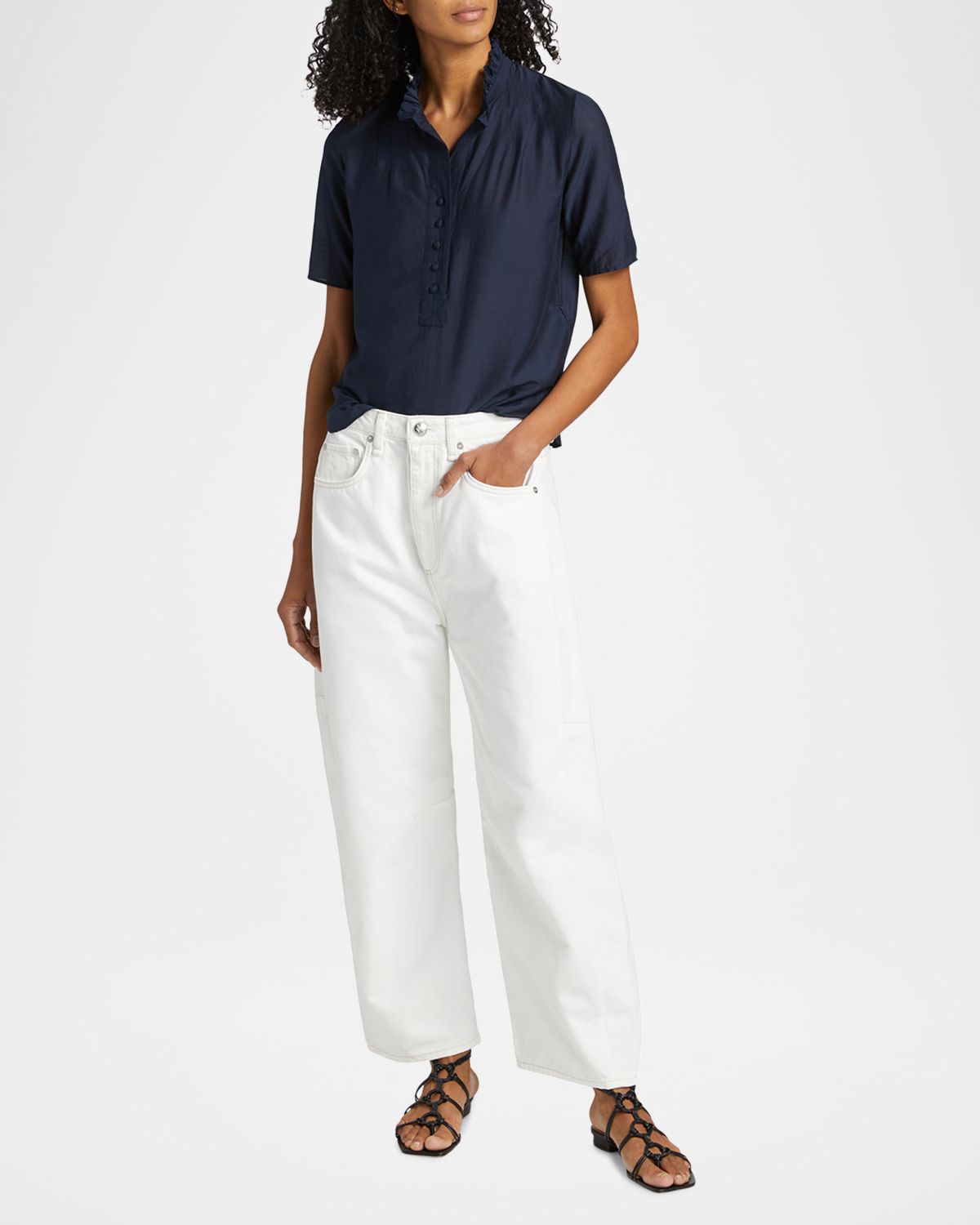 Zadig & Voltaire Topher Ruffle Blouse