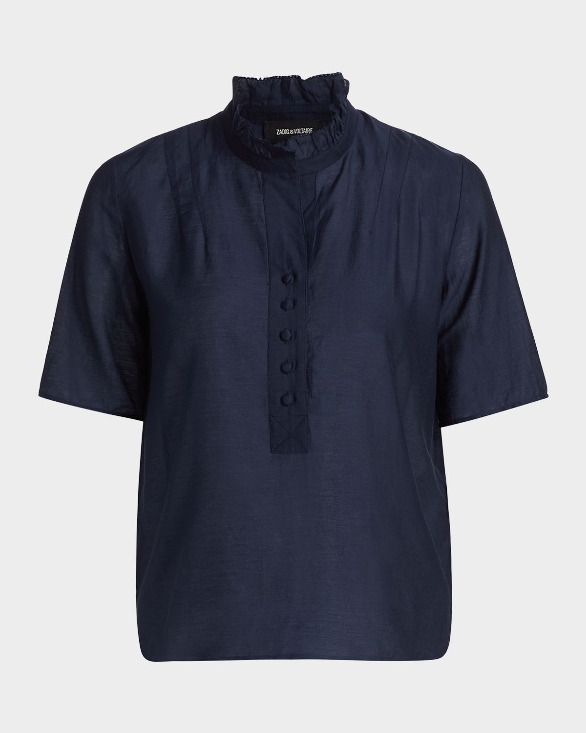 Zadig & Voltaire Topher Ruffle Blouse