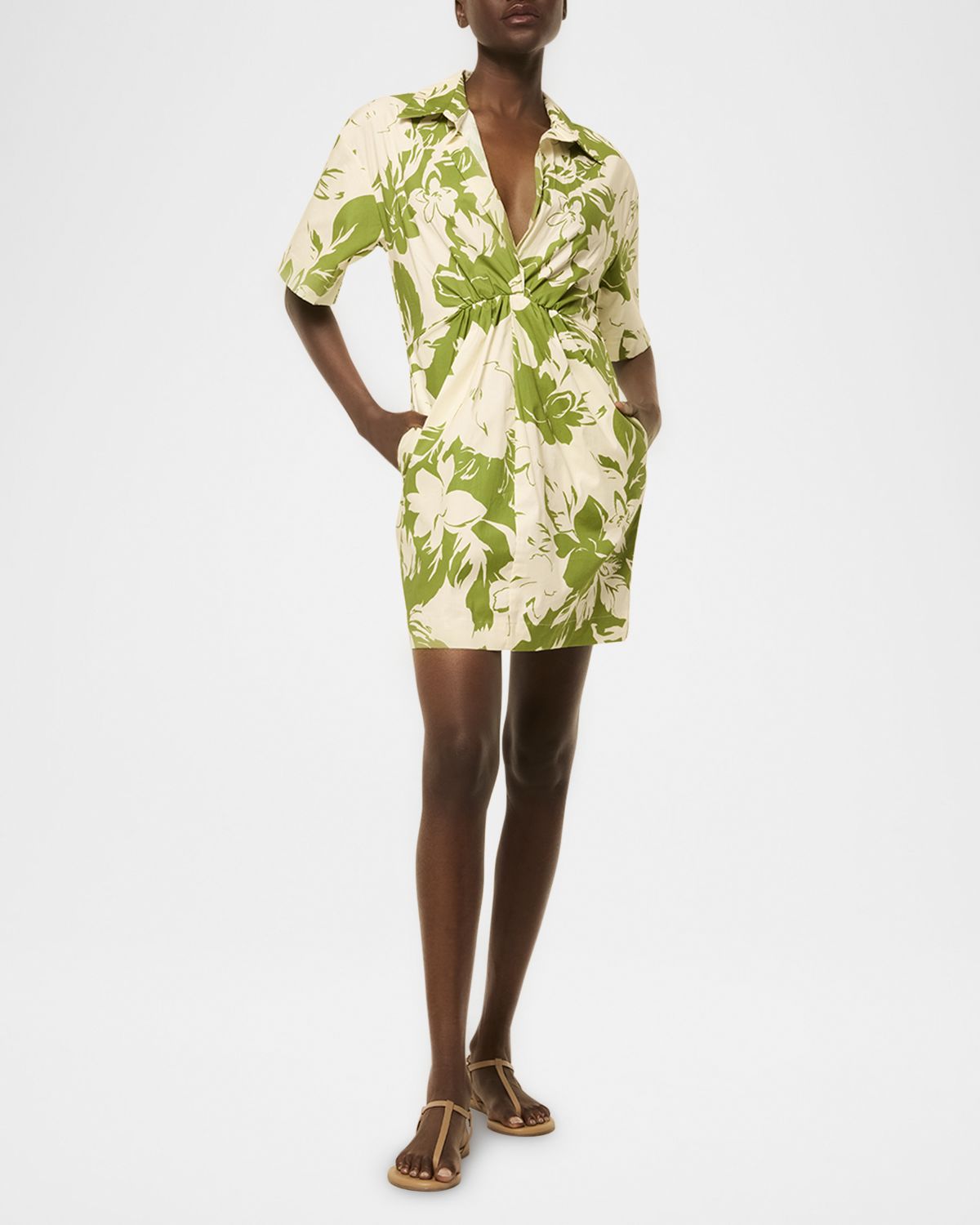 MISA Los Angeles Rahab Mini Shirtdress