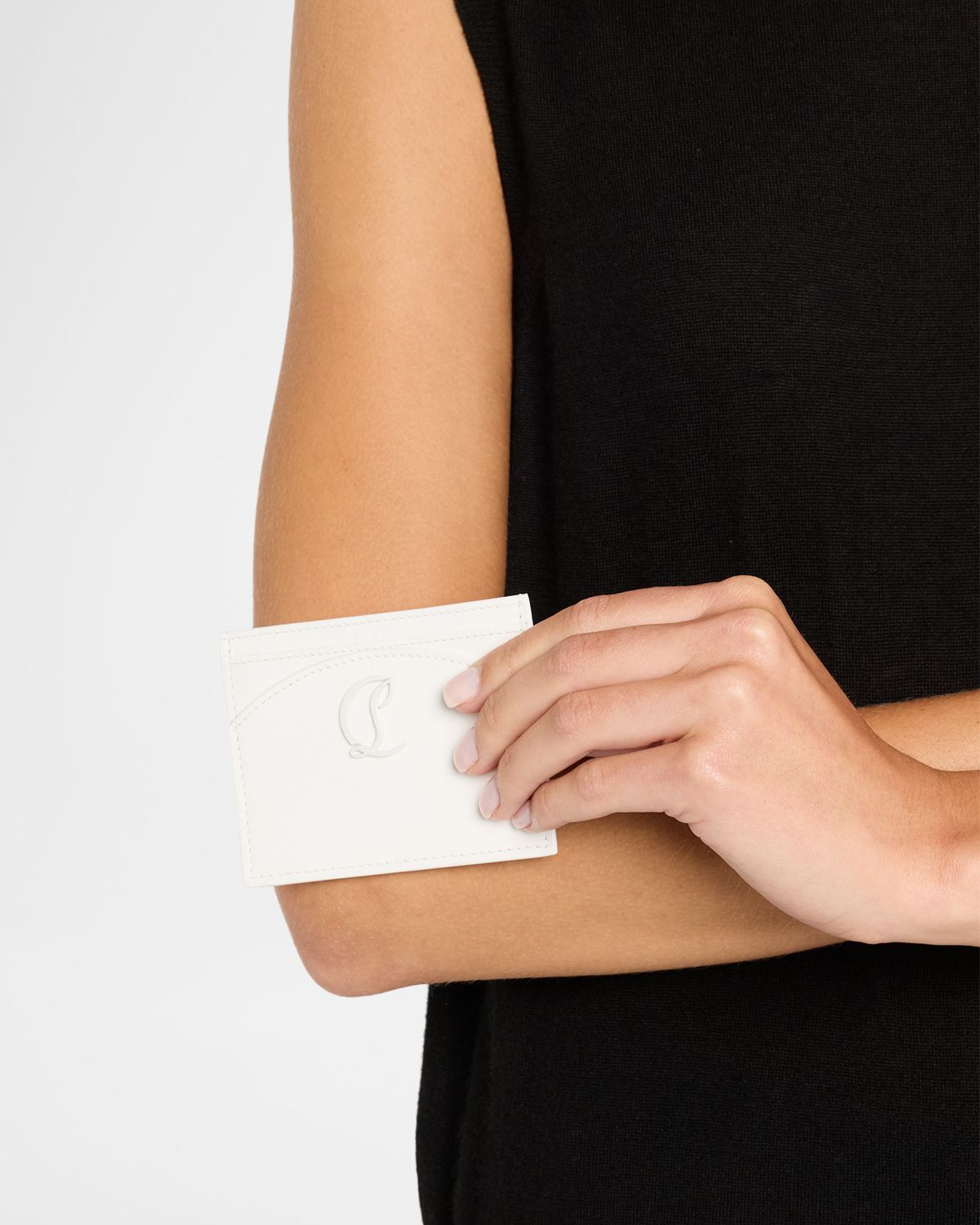 Christian Louboutin Loubi54 Card Case in Naplak Leather