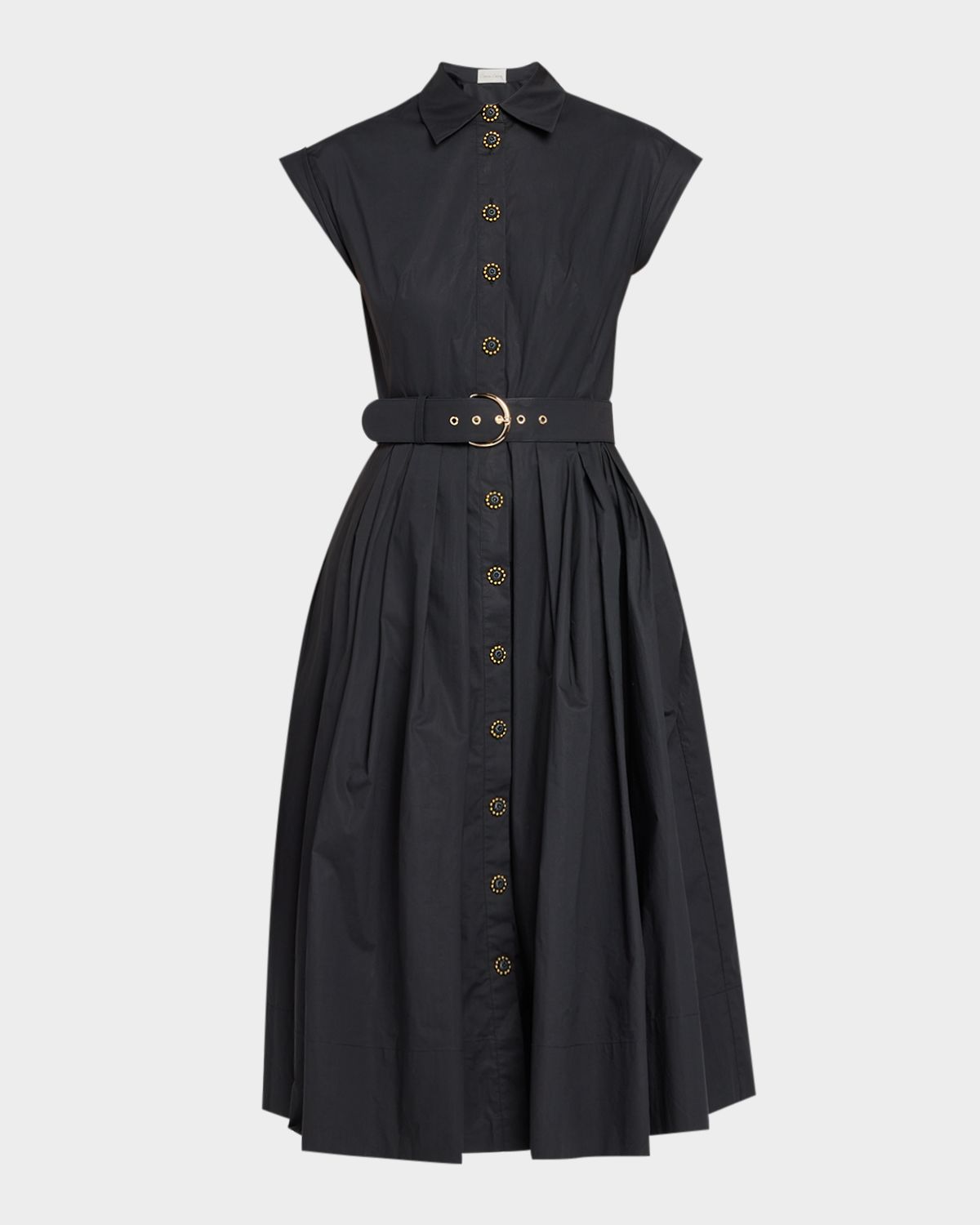 Cara Cara Octavia Floral Cap-Sleeve Dress