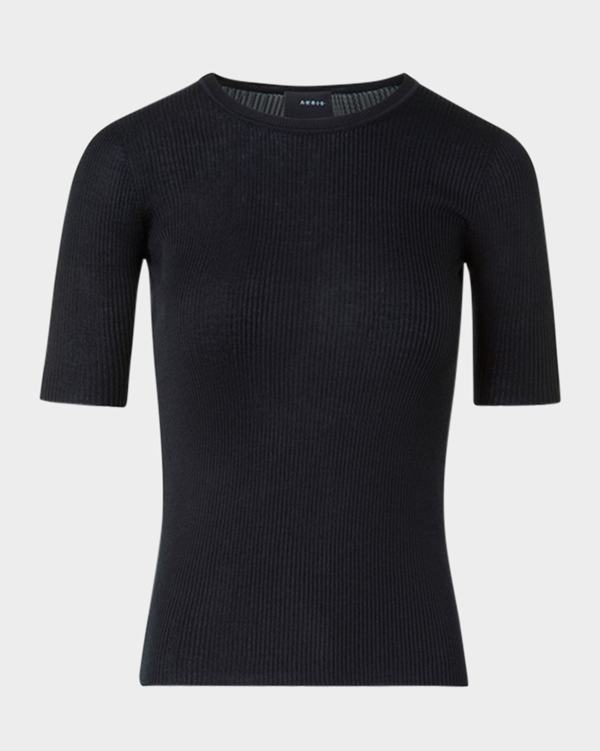 Akris Ribbed Seamless Crewneck Sweater