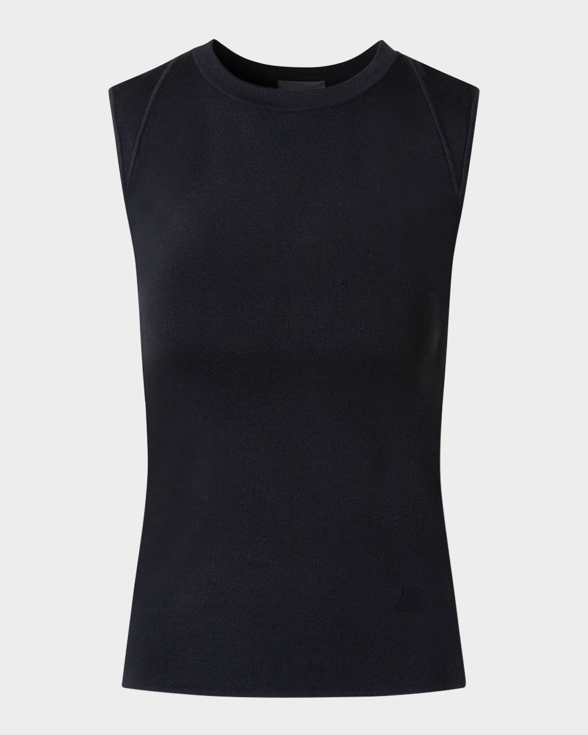 Akris Fitted Crewneck Top