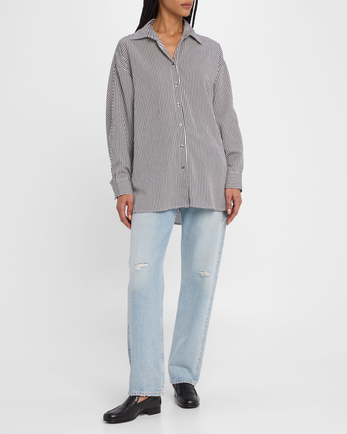 AGOLDE Brona Stripe Shirt