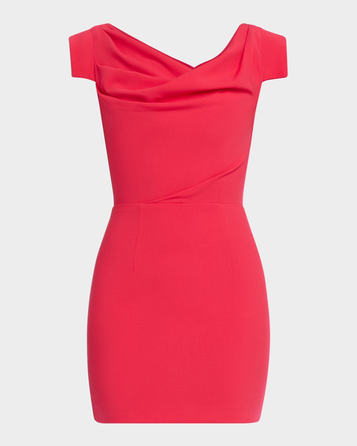 Black Halo Jacqueline Draped Mini Dress