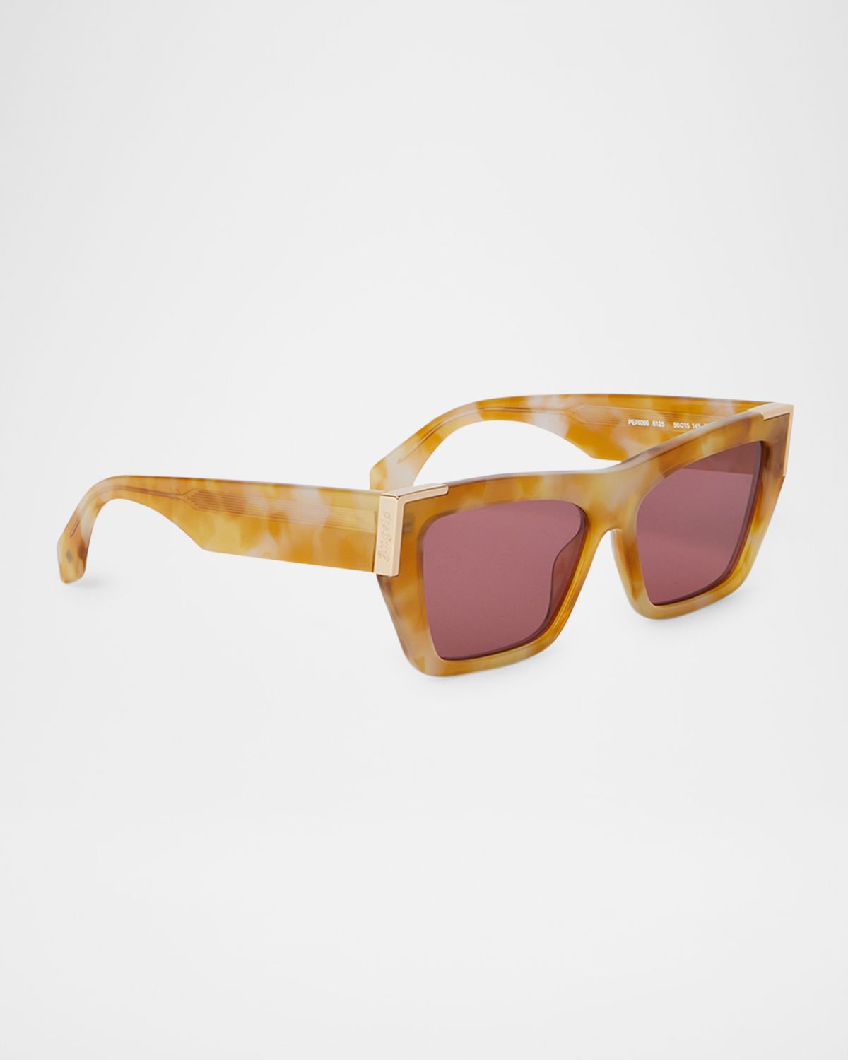 Palm Angels Hollywood Cat-Eye Acetate Sunglasses