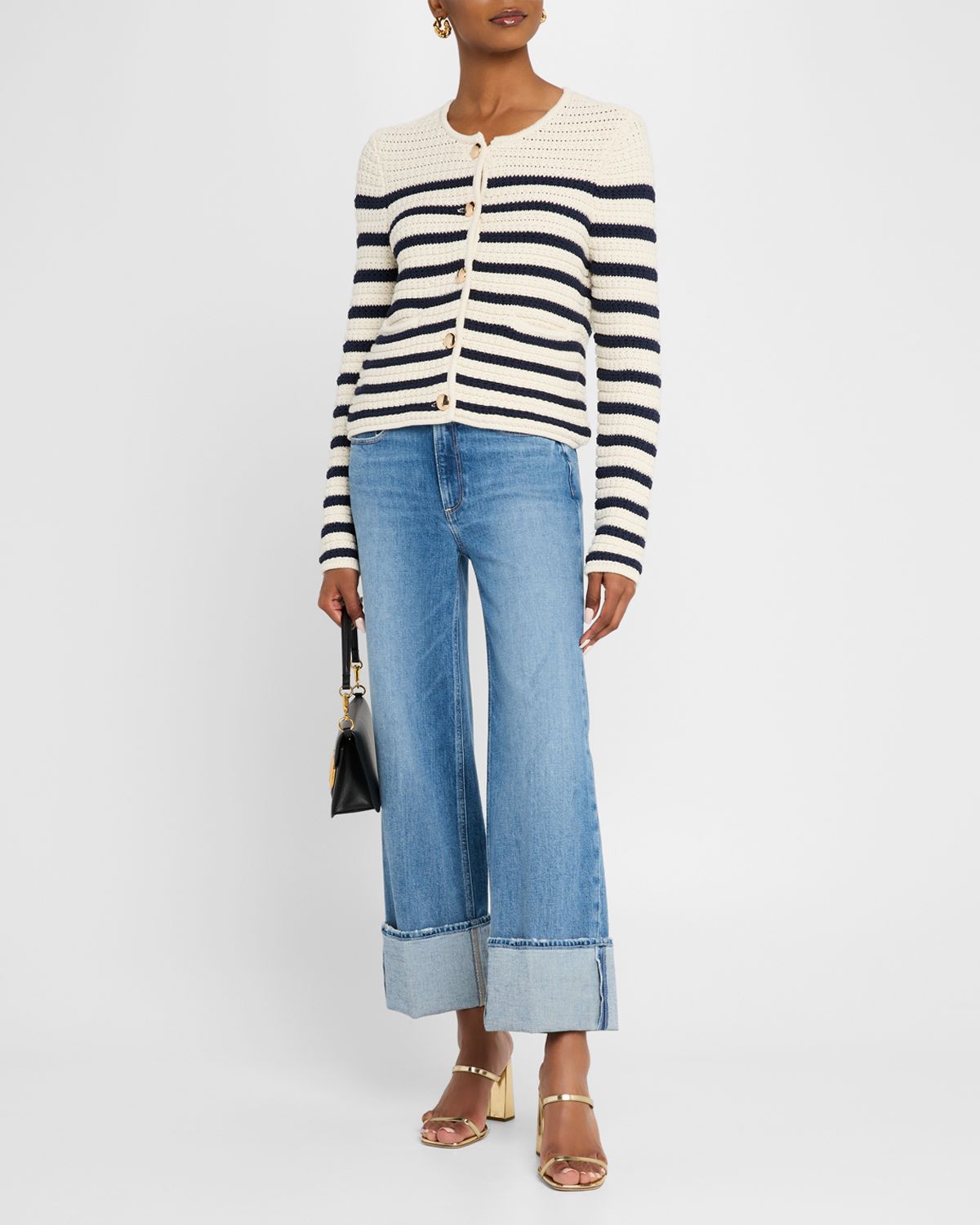 PAIGE Oberon Stripe Cardigan