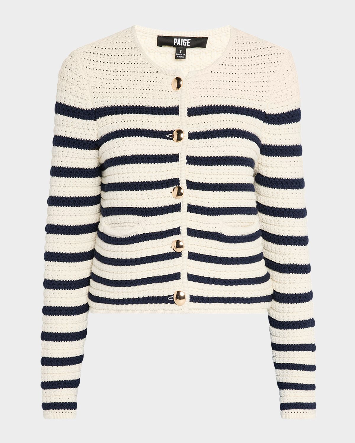 PAIGE Oberon Stripe Cardigan