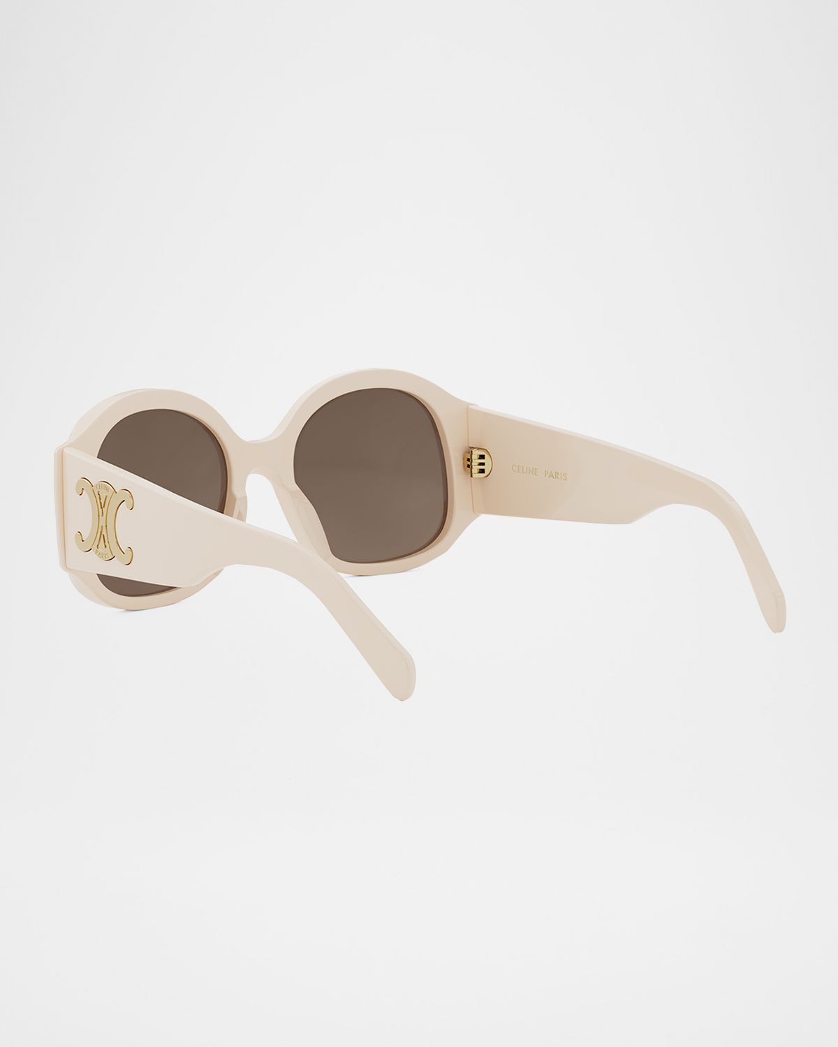 Celine Maxi Triomphe Round Sunglasses