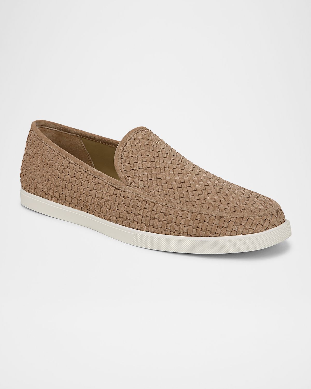 Vince Men 's Sonoma Woven Suede Loafers