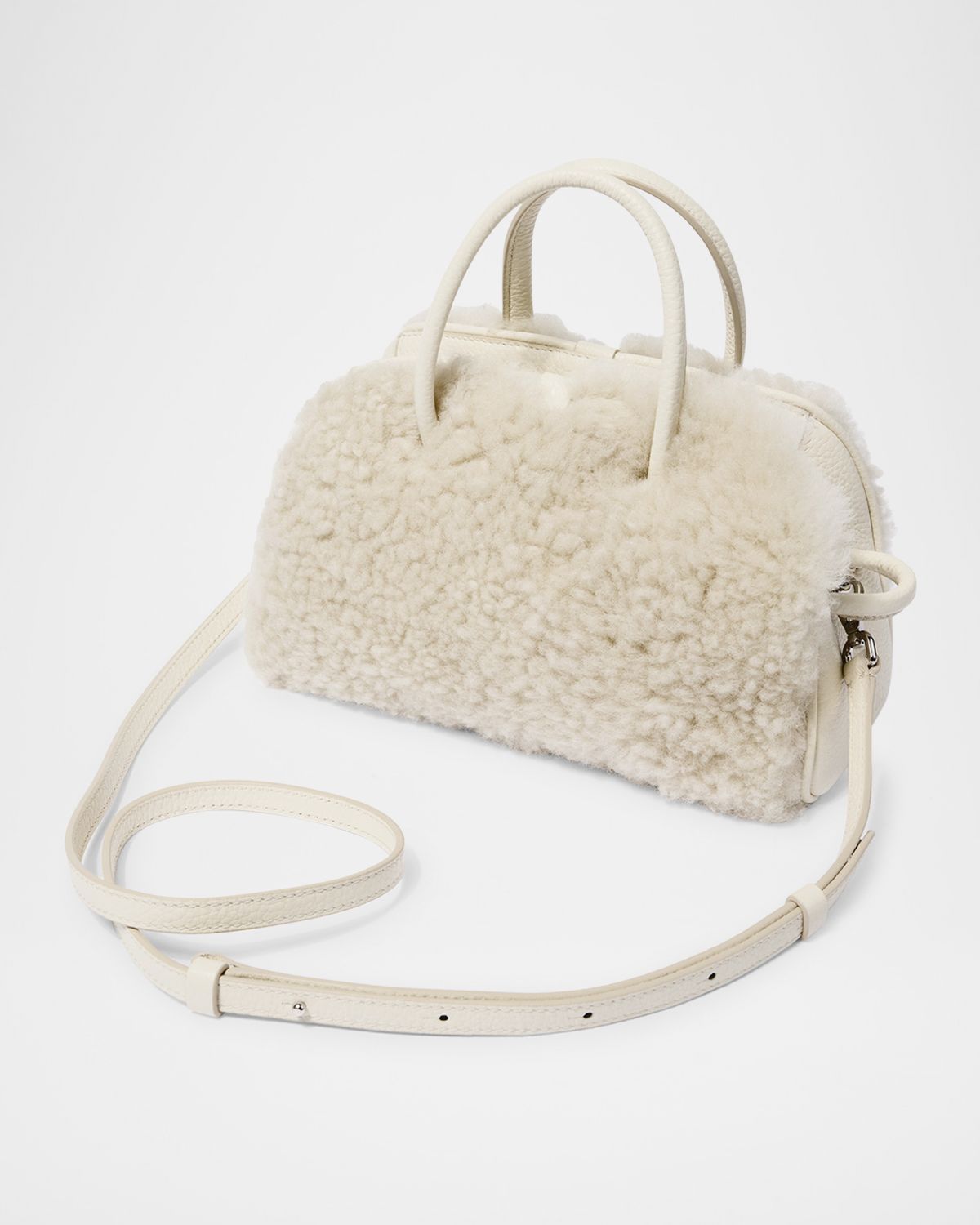 Jacquemus Le Petit Turismo Croc-Embossed Suede Bowling Bag | Thumbnail 6
