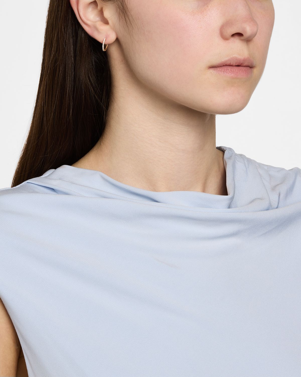 LANA 14K Yellow Gold Mini Flawless Diamond Huggie Earrings