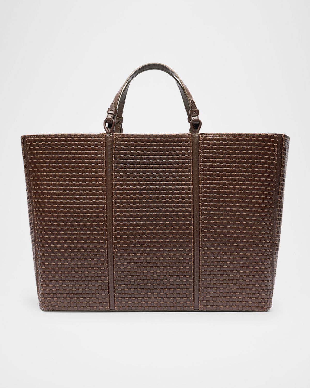 Jacquemus Le Cabas Woven Leather Tote Bag