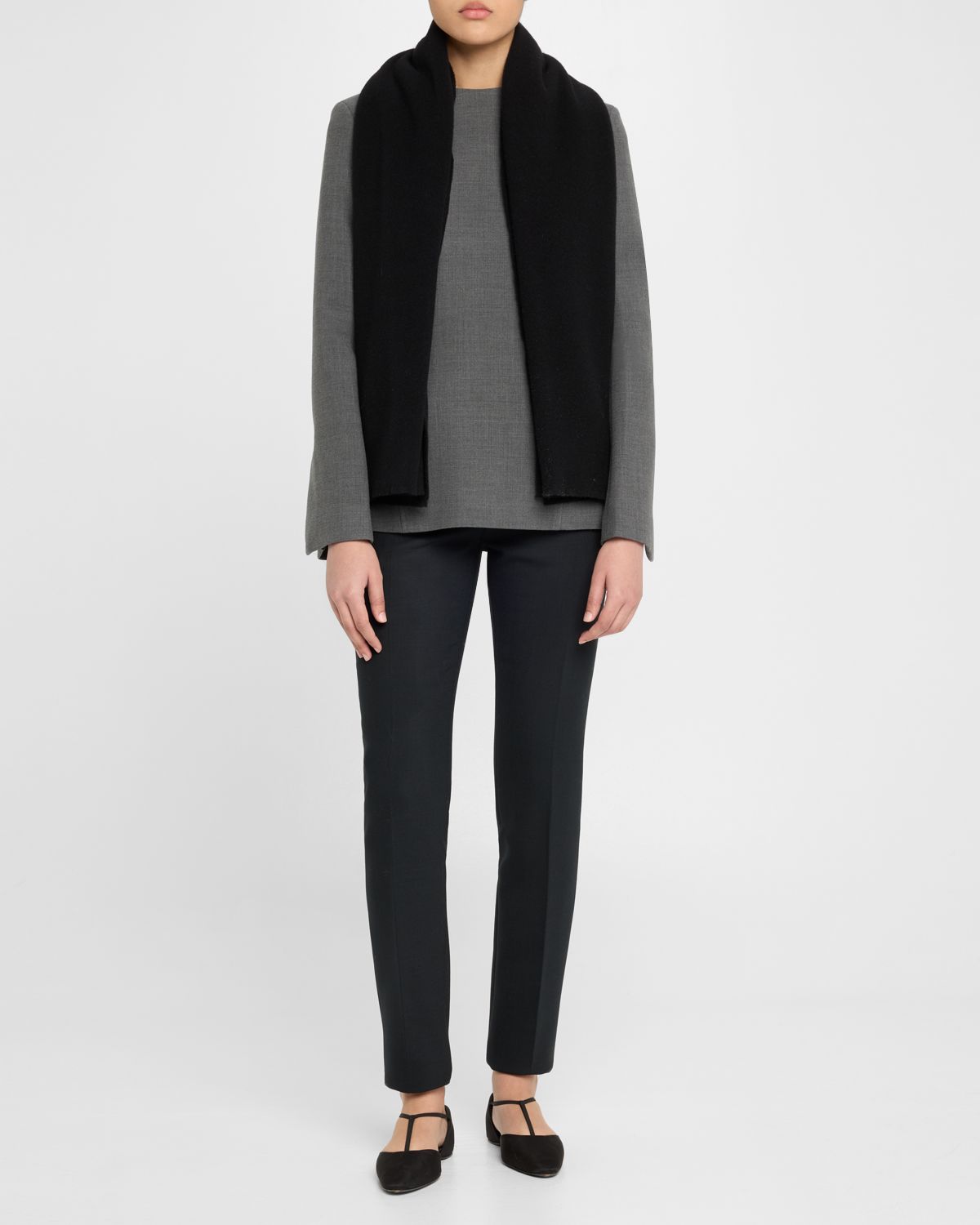 Toteme Wide Classic Wool Scarf